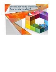 Simulador Unidad Xlsx Simulador Fundamentos De Economia