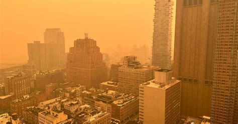 No Es Un Filtro Contaminaci N Cubre Nueva York Por Incendios