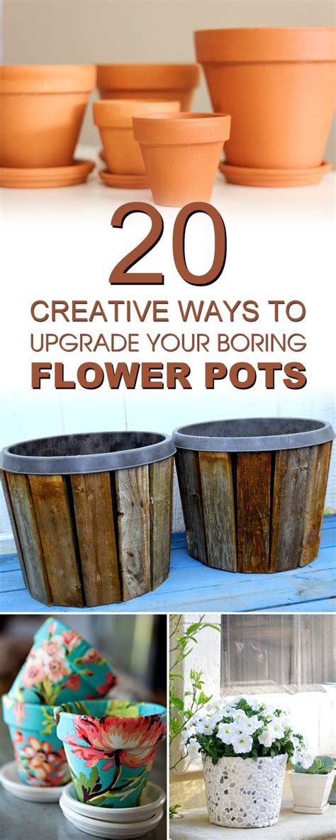 Creative Ways To Upgrade Your Boring Flower Pots Topfblumen