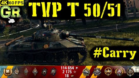 World Of Tanks Tvp T 50 51 Replay 8 Kills 9 3k Dmg Patch 1 4 0 Youtube