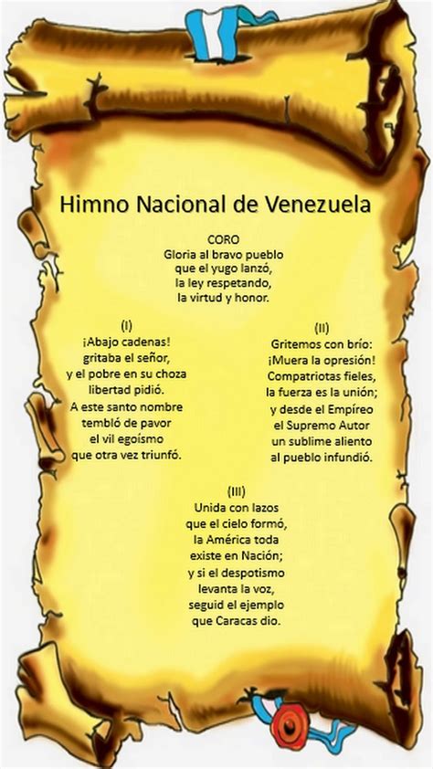 Acordes De Himno Nacional De Venezuela Para Guitarra Piano Y Ukelele