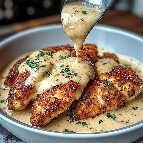 parmesan crusted chicken  creamy garlic sauce cook  sozan