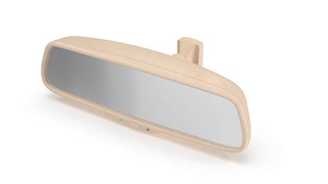 3D Model Auto Dimming Rear View Mirror Beige - TurboSquid 1991185