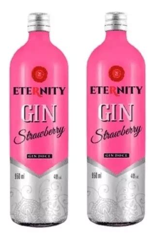 Kit Gin Eternity Strawberry Gin Doce 950ml 2 Uni MercadoLivre