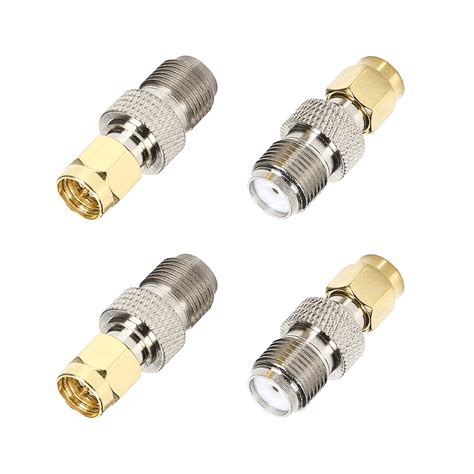 TLS Eagle F Connector Female To SMA Male Adaptor Pack Of 4 Coaxial