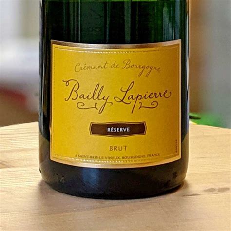 Crémant Réserve Brut Bailly Lapierre La Cave des Tonneliers