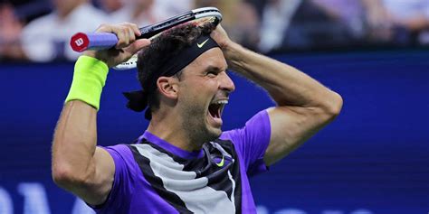 US Open 2019 Grigor Dimitrov Stuns Roger Federer In Five Sets To Reach