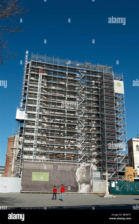 Iglesia De San Pablo Church Undergoing Renovation Valladolid Spain