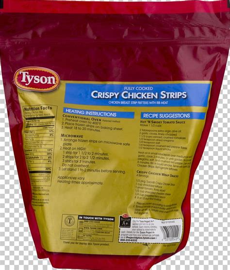 Tyson Chicken Fingers Nutrition Facts - Nutrition Pics