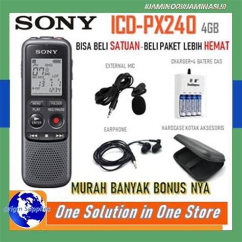 Jual Sony Icd Px Digital Voice Recorder Internal Gb Sony Px