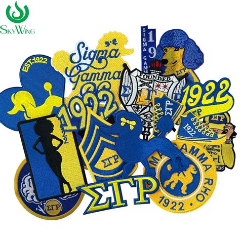 Embroidered Sigma Gamma Rho Sorority Sets Sgrho Soror Poodle Sisterhood