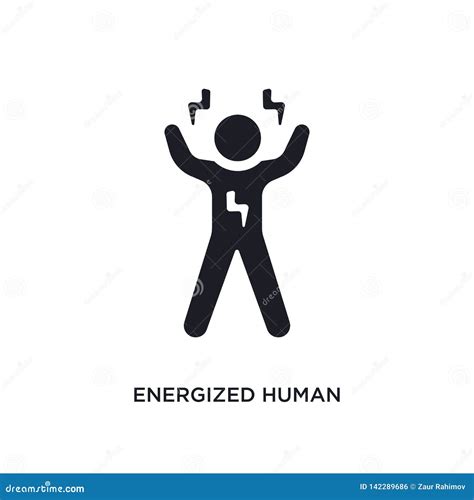 Energized Human Isolated Icon Simple Element Illustration From