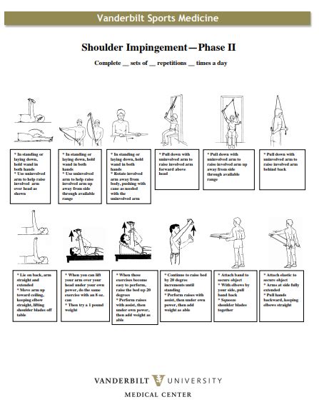 Shoulder Impingement—phase Ii Shoulder Rehab Exercises Shoulder Workout Work Exercises