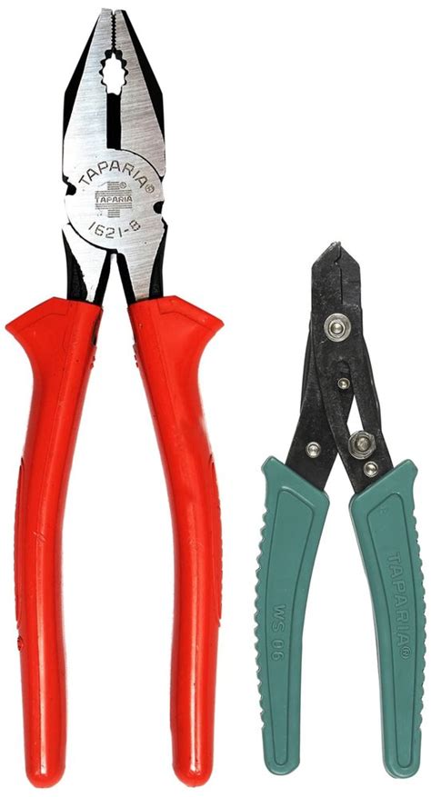 Mild Steel 1621 8 TAPARIA COMBINATION PLIER Size 8 Inch At Rs 186