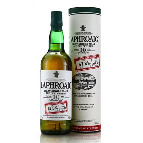 Laphroaig 10 Year Old Cask Strength Batch 001 Whisky Auctioneer