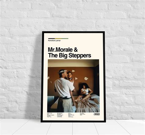 Kendrick Lamar Posters Mr Morale And The Big Steppers Poster Sold By Chris Croft Sku 42372338