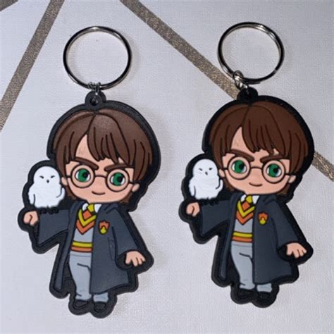 Chaveiro Harry Potter Emborrachado Aesthetic Fofo Shopee Brasil