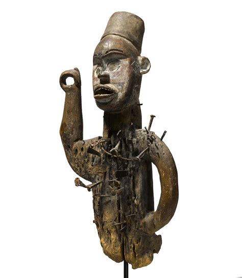 A Kongo Yombe Nkisi Nkondi Power Figure Democratic Republic Of The