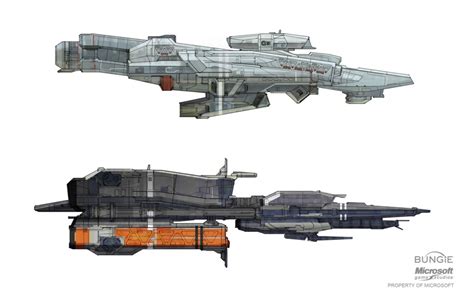 Halo Spaceship Concept Art