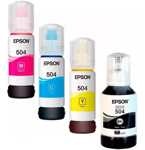 Pack De Tinta Epson Original T Para L L L Env O Gratis