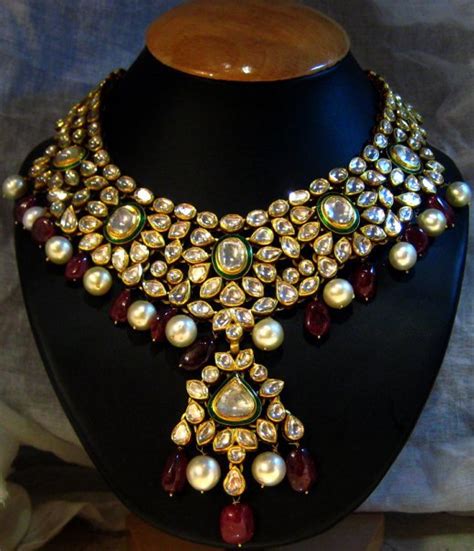 Indian kundan jewelry designs - Bridal kundan jewelry sets 2013