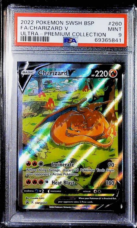 2022 Pokemon Charizard V SWSH260 Ultra Premium Collection FA Alt Art