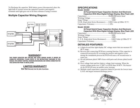 Stinger Capacitor Wiring Diagram Wiring Diagram