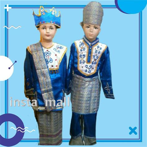 Jual Jual Murah Fashion Anak QED146 Baju Adat Bangka Belitung Shopee