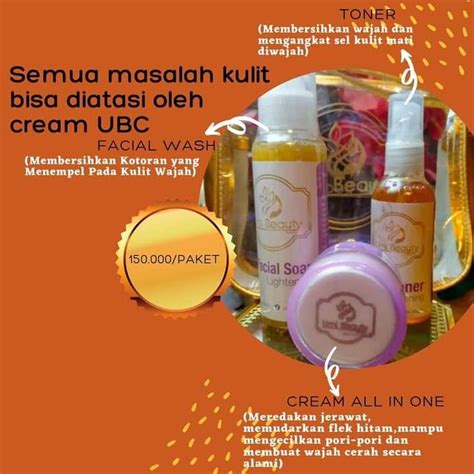 Cod Bpom Paket Skincare Ubc By Umi Beauty Care Original Set All