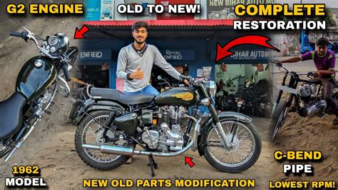 1962 G2 Engine Bullet Ko Wapas RESTORE Kar Diya Rusted Body To New