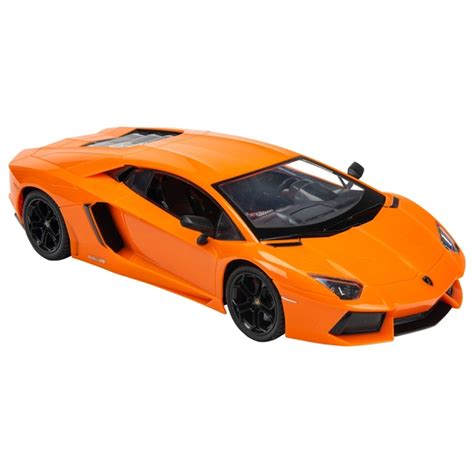 1:14 Lamborghini Aventador Coupe Orange Remote Control Toy Car - Smyths ...