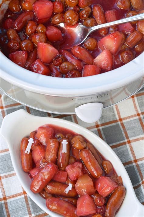 Saucy Slow Cooker Litl Smokies® Smoked Sausages Who Needs A Cape