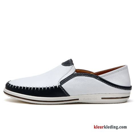 Mocassins Slip On Zachte Zolen Schoenen Leren Schoenen Leer Loafers