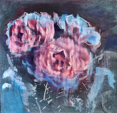 Peonies Painting By Anthony Barrow Saatchi Art