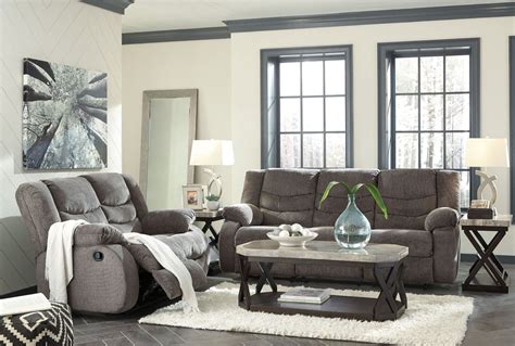 Tulen Gray Reclining Living Room Set from Ashley | Coleman Furniture