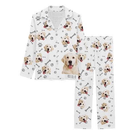 Custom Pajamas Sets With Pet Photo Pajamas With Face On Them