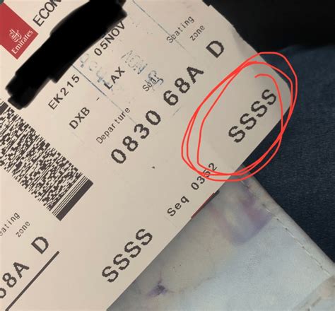 If You See Ssss On Your Boarding Pass You Might Be In For An