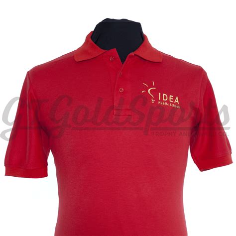 IDEA Uniform - Red Polo | GT Goldsports Trophies and Awards Co.