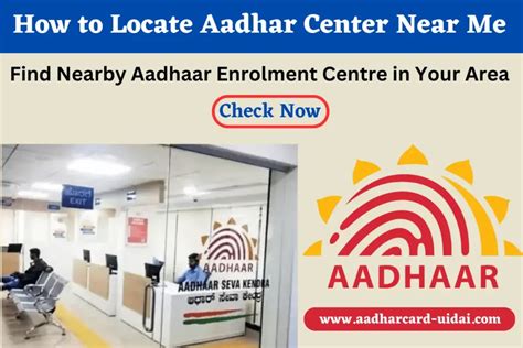 Aadhar Center Near Me How To Locate Aadhaar Seva Kendra In Your Area