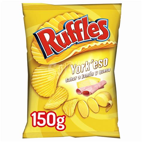 Ruffles Patatas Fritas Onduladas Sabor Jam N Y Queso Ruffles G