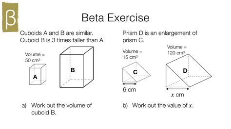 G19a Lengths Areas And Volumes In Similar Shapes