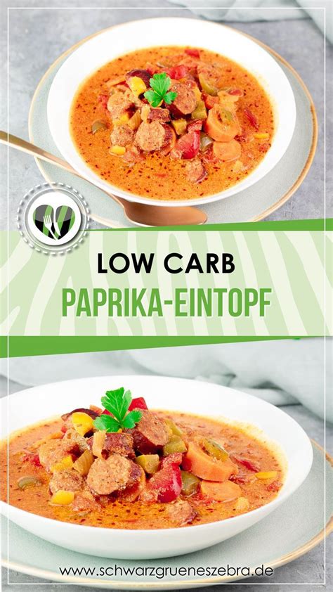 Paprika Eintopf Mit Mettenden Low Carb Eintopf Rezept Leckere