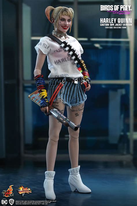 Hot Toys Dc Universe Birds Of Prey Harley Quinn Caution Tape Jacket Version Hypertoys
