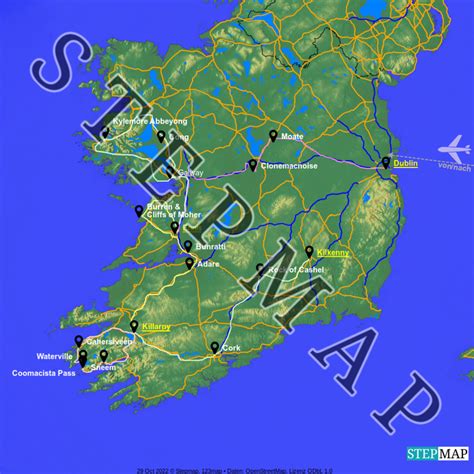 Stepmap Irland Landkarte F R Irland