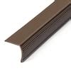 TrimMaster Brown 1 3 8 In X 36 In Vinyl Stair Edging Transition Strip