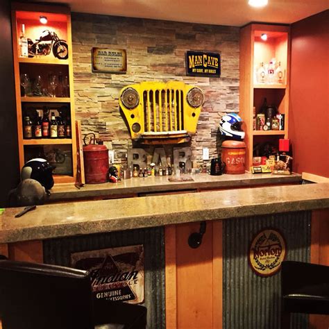 Garage Man Cave Bar Ideas