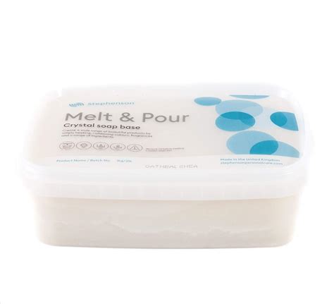 Melt And Pour Soap Base Oatmeal And Shea Butter 1kg Amazon Ca