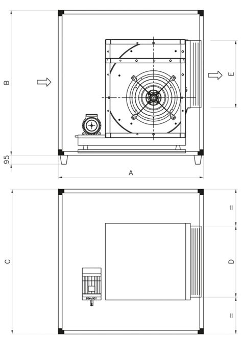 VORT QBK HE SAL 500 4T COMMERCIAL VENTILATION BOX FANS Vortice