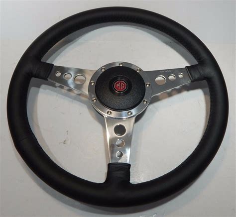 Mgb Genuine Moto Lita Leather Steering Wheel Moto Lita Hub