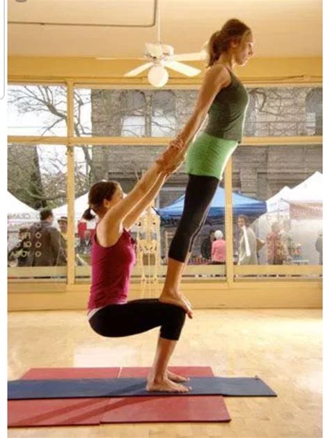 Two person yoga poses - crosssubtitle